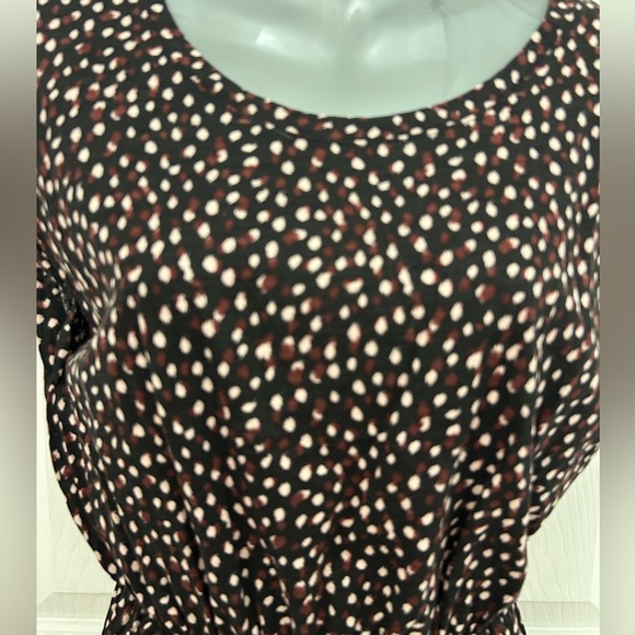 H&M Cotton-Blend, Patterned Dress with Elastic Waist, Sz US Small - Picture 2 of 6